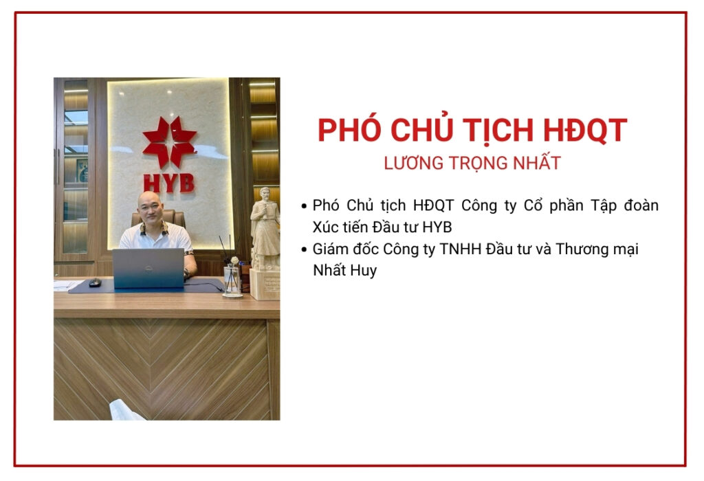 Ban lãnh đạo HYB Group Lương Trọng Nhất