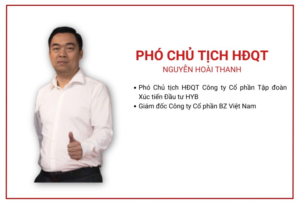 Ban lãnh đạo HYB Group Nguyễn Hoài Thanh