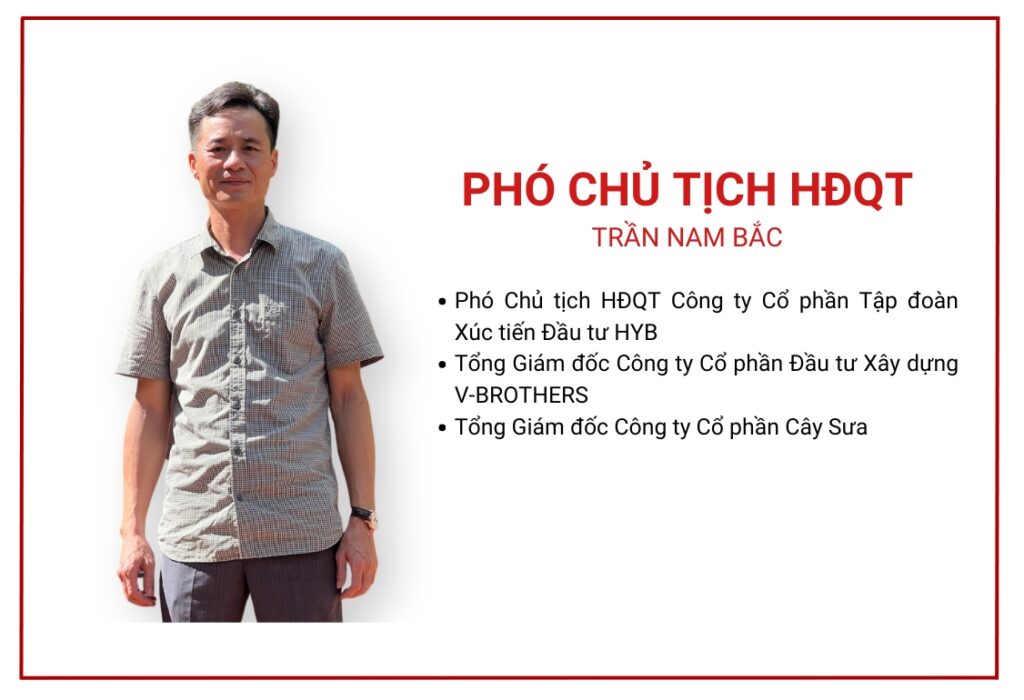 Ban lãnh đạo HYB Group Trần Nam Bắc