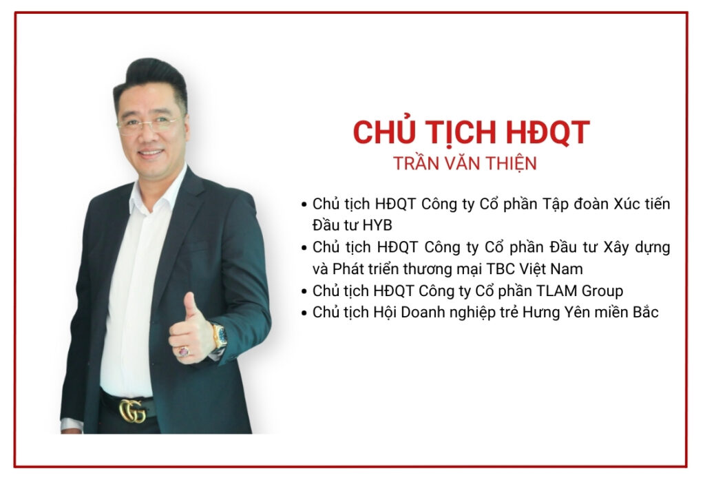 Ban lãnh đạo HYB Group Trần Văn Thiện